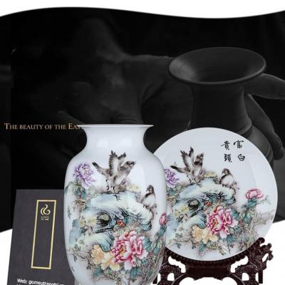 BỘ BÌNH CẢNH HỌA TIẾT CHIM – HOA